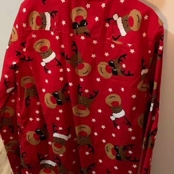 Denim and Flower Boys button down shirt - Picture 1 of 3